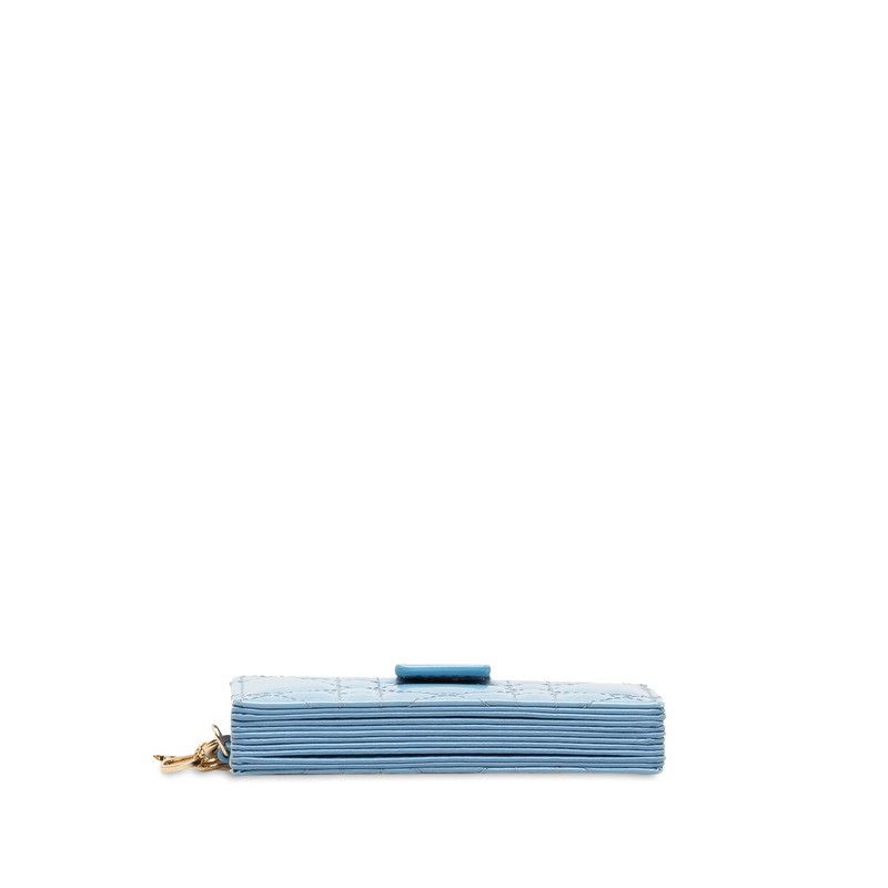 Dior Dior Dior Cannage Enamel Card Case Leather Business card case in Great Condition Size ONE SIZE - 4 Thumbnail