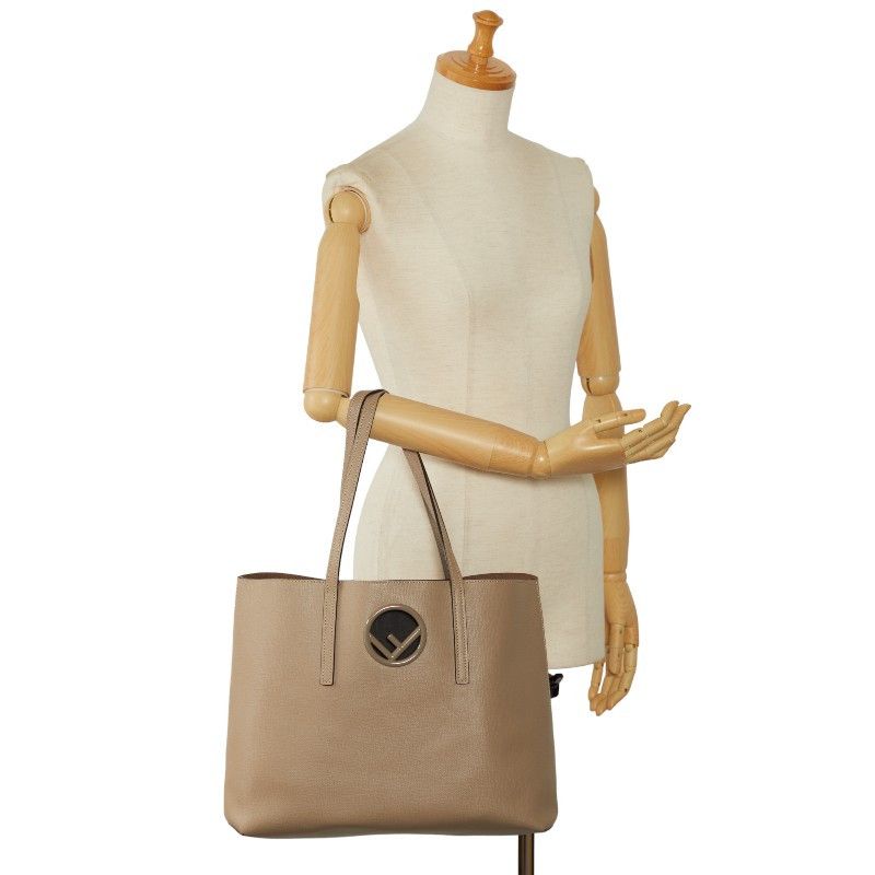 Fendi Fendi Fendi Leather F is Tote Bag 8BH348 Leather Tote Bag 8BH348 in Very Good Condition Size ONE SIZE - 14 Thumbnail
