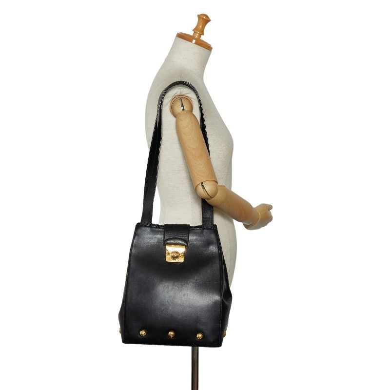 Salvatore Ferragamo Salvatore Ferragamo Salvatore Ferragamo Leather Studded Tote Bag AN215212 Leather Tote Bag AN215212 in Very Good Condition Size ONE SIZE - 11 Thumbnail