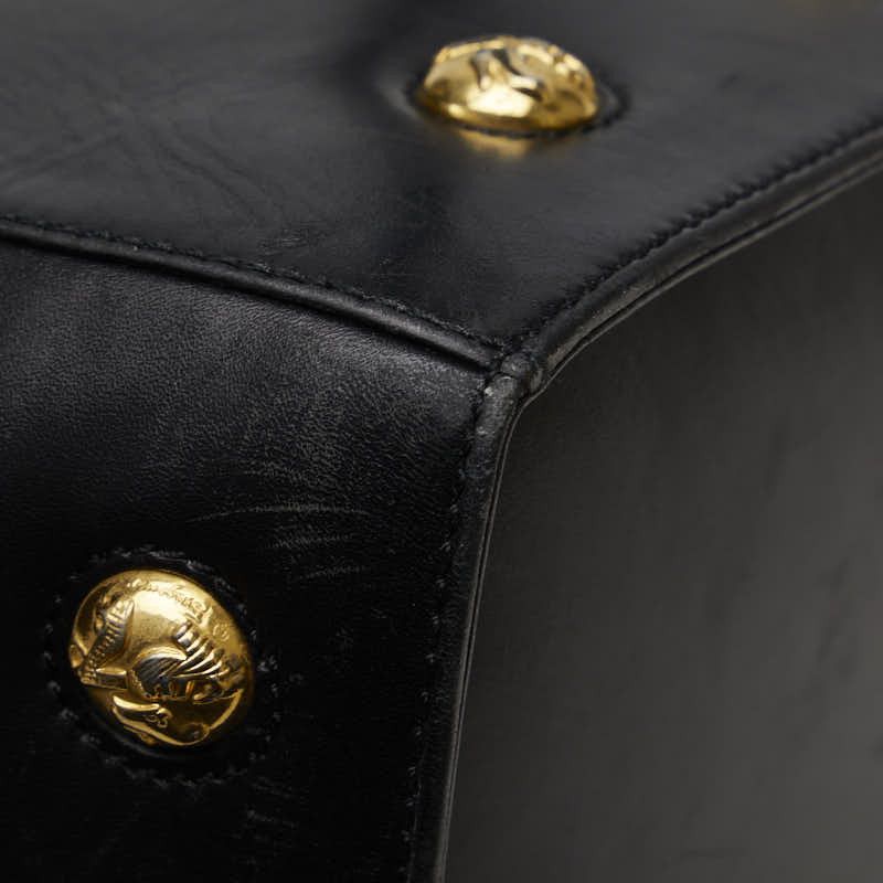 Salvatore Ferragamo Salvatore Ferragamo Salvatore Ferragamo Leather Studded Tote Bag AN215212 Leather Tote Bag AN215212 in Very Good Condition Size ONE SIZE - 6 Thumbnail