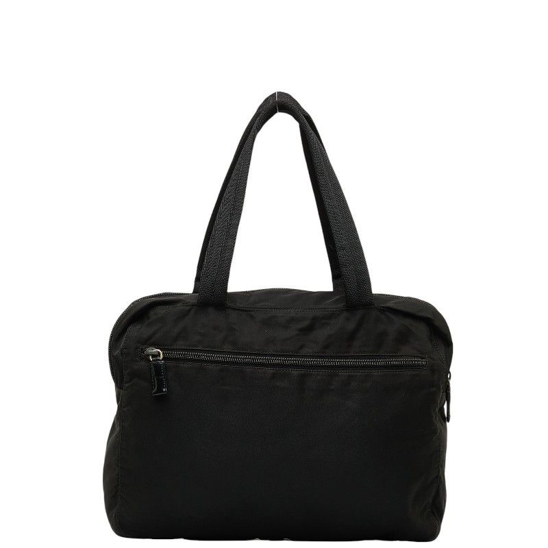 Prada Prada Prada Nylon Leather Triangle Logo Plate Handbag Tote Canvas Tote Bag in Good Condition Size ONE SIZE - 3 Thumbnail