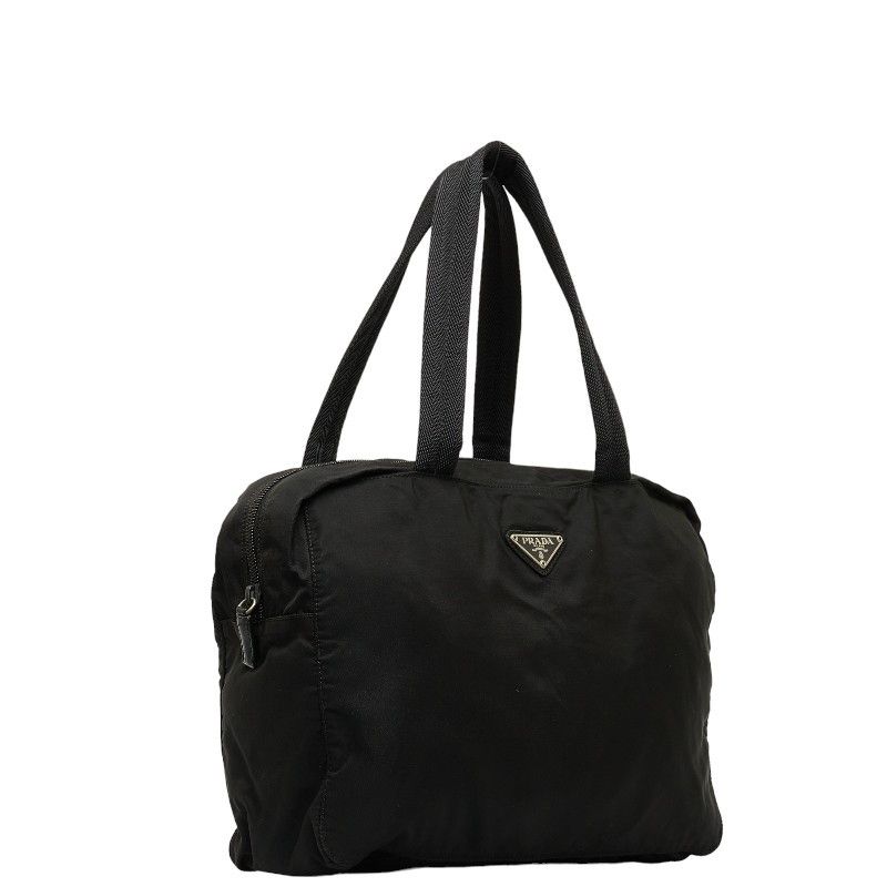 Prada Prada Prada Nylon Leather Triangle Logo Plate Handbag Tote Canvas Tote Bag in Good Condition Size ONE SIZE - 2 Thumbnail