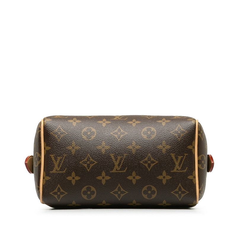 Louis Vuitton Louis Vuitton Louis Vuitton Monogram Speedy 20 Handbag Shoulder Bag M46234 Brown PVC Leather Canvas Handbag M46234 in Great Condition Size ONE SIZE - 5 Thumbnail