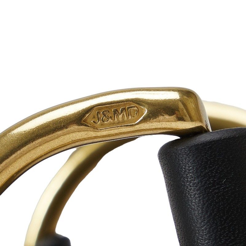 Other Other J&M Davidson Leather Ring Belt 32/80 Black Gold Leather Belt in Great Condition Size ONE SIZE - 5 Thumbnail