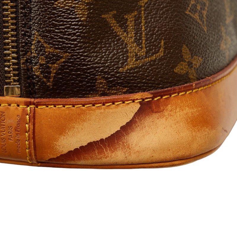 Louis Vuitton Louis Vuitton Louis Vuitton Monogram Alma Handbag M53151 Brown PVC Leather Canvas Handbag M53151 in Good Condition Size ONE SIZE - 5 Thumbnail