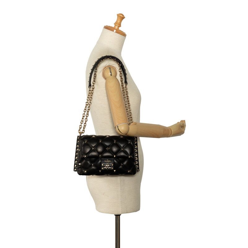 Valentino Valentino Valentino Leather Candy Studs Chain Shoulder Bag Leather Crossbody Bag in Very Good Condition Size ONE SIZE - 9 Thumbnail