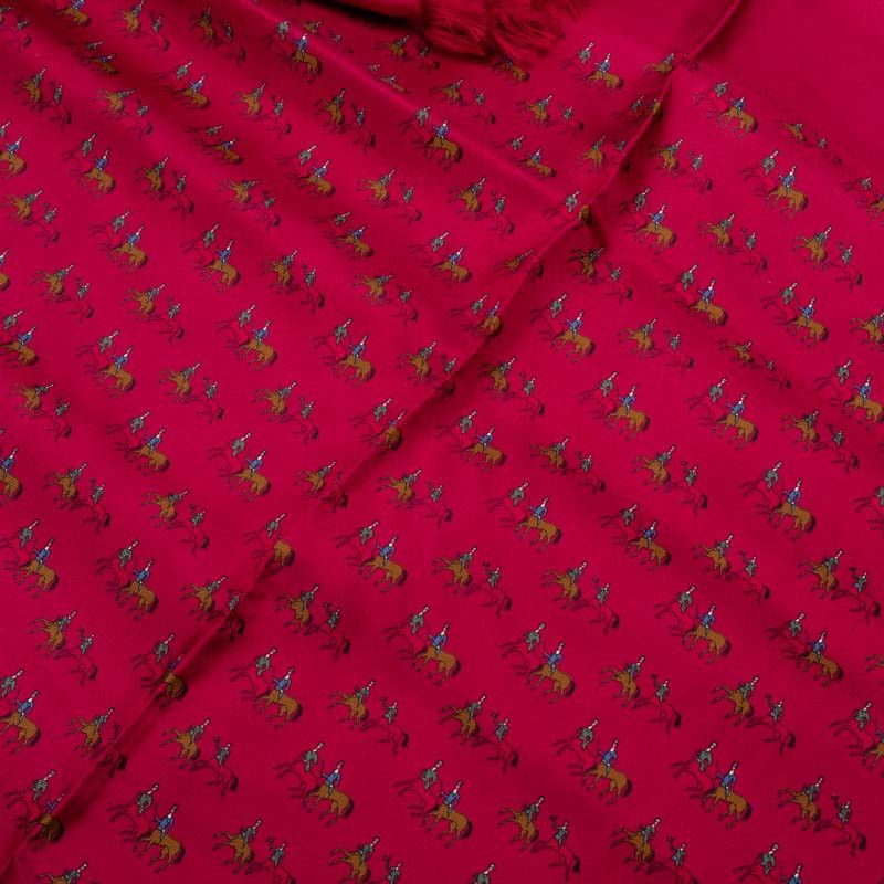 Hermes Hermes Hermes Silk Patterned Stole Shawl Canvas Shawl in Very Good Condition Size ONE SIZE - 3 Thumbnail