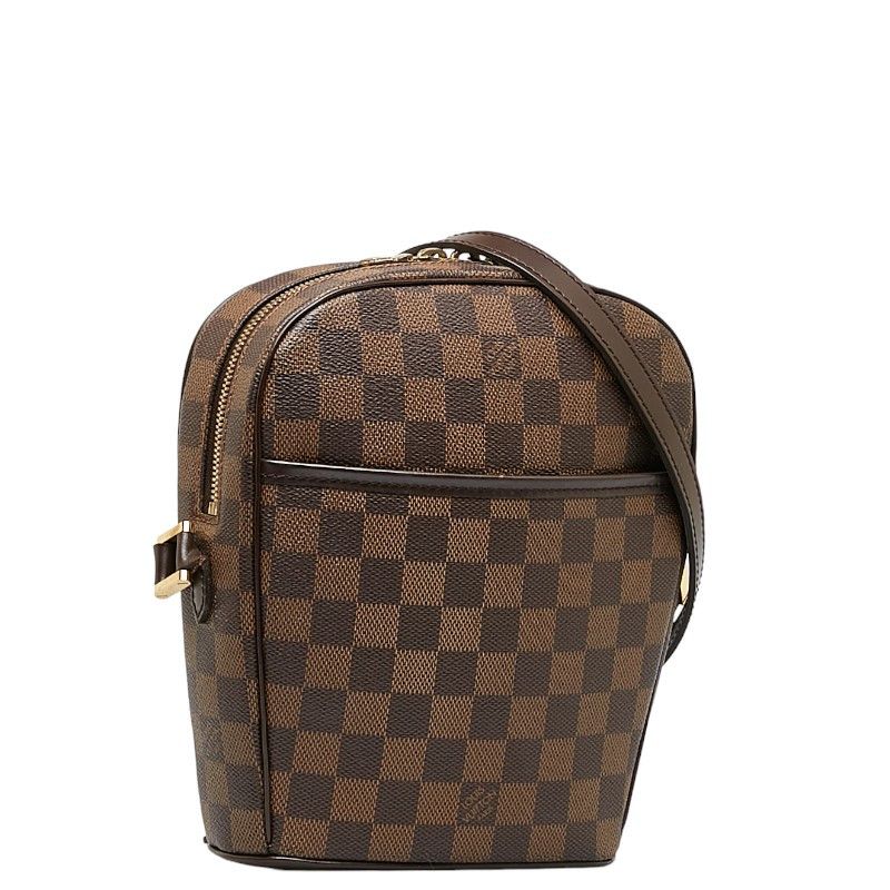 Louis Vuitton Louis Vuitton Louis Vuitton Damier Ipanema PM Shoulder Bag N51294 Brown PVC Leather Canvas Crossbody Bag N51294 in Very Good Condition Size ONE SIZE - 2 Thumbnail