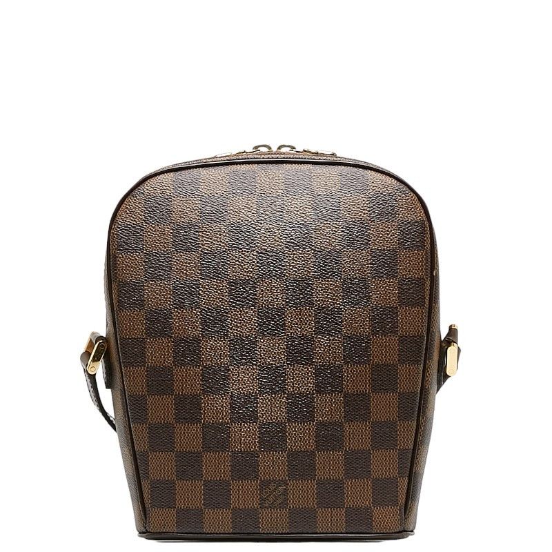Louis Vuitton Louis Vuitton Louis Vuitton Damier Ipanema PM Shoulder Bag N51294 Brown PVC Leather Canvas Crossbody Bag N51294 in Very Good Condition Size ONE SIZE - 3 Thumbnail
