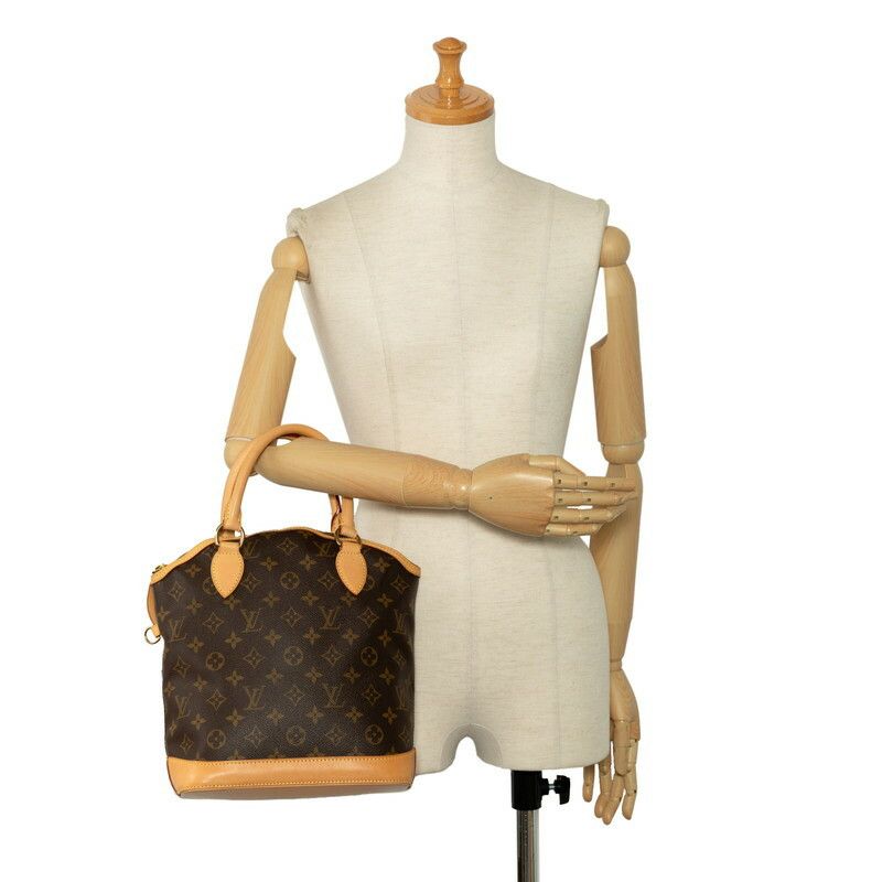 Louis Vuitton Louis Vuitton Louis Vuitton Monogram Lockit Handbag M40102 Brown PVC Leather Canvas Handbag M40102 in Great Condition Size ONE SIZE - 9 Thumbnail
