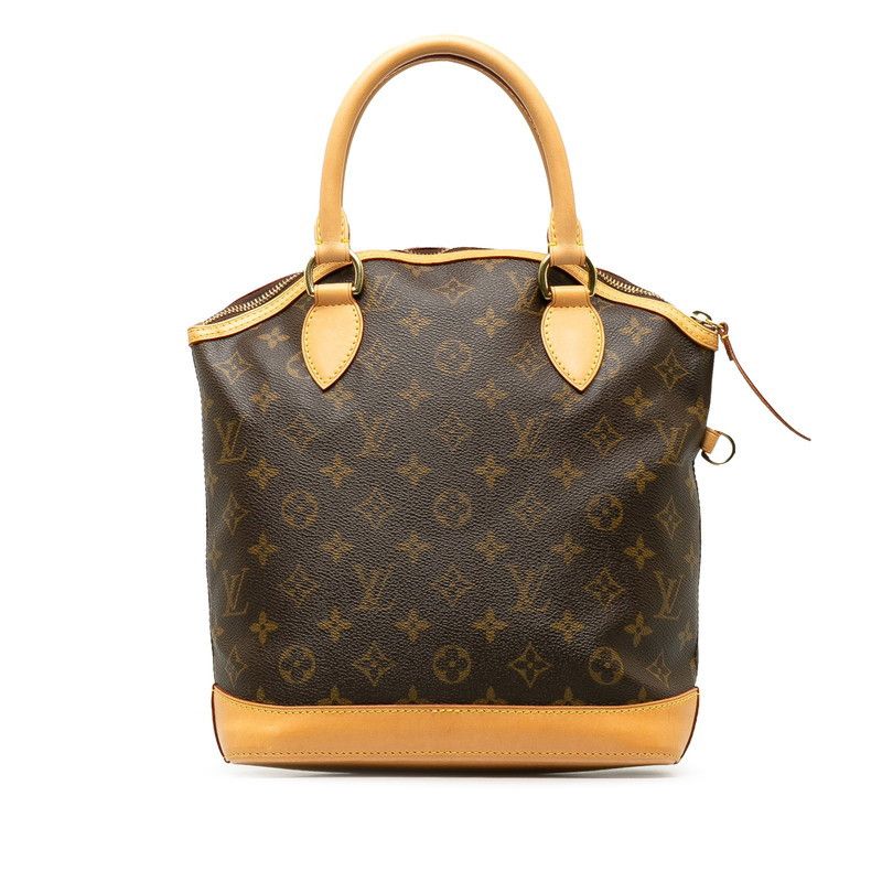 Louis Vuitton Louis Vuitton Louis Vuitton Monogram Lockit Handbag M40102 Brown PVC Leather Canvas Handbag M40102 in Great Condition Size ONE SIZE - 3 Thumbnail