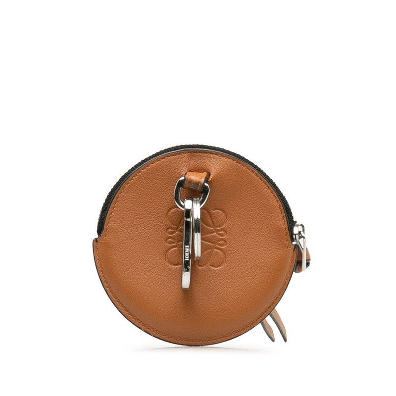 Loewe Loewe Loewe Leather Anagram Border Coin Case Leather Coin Case in Very Good Condition Size ONE SIZE - 3 Thumbnail