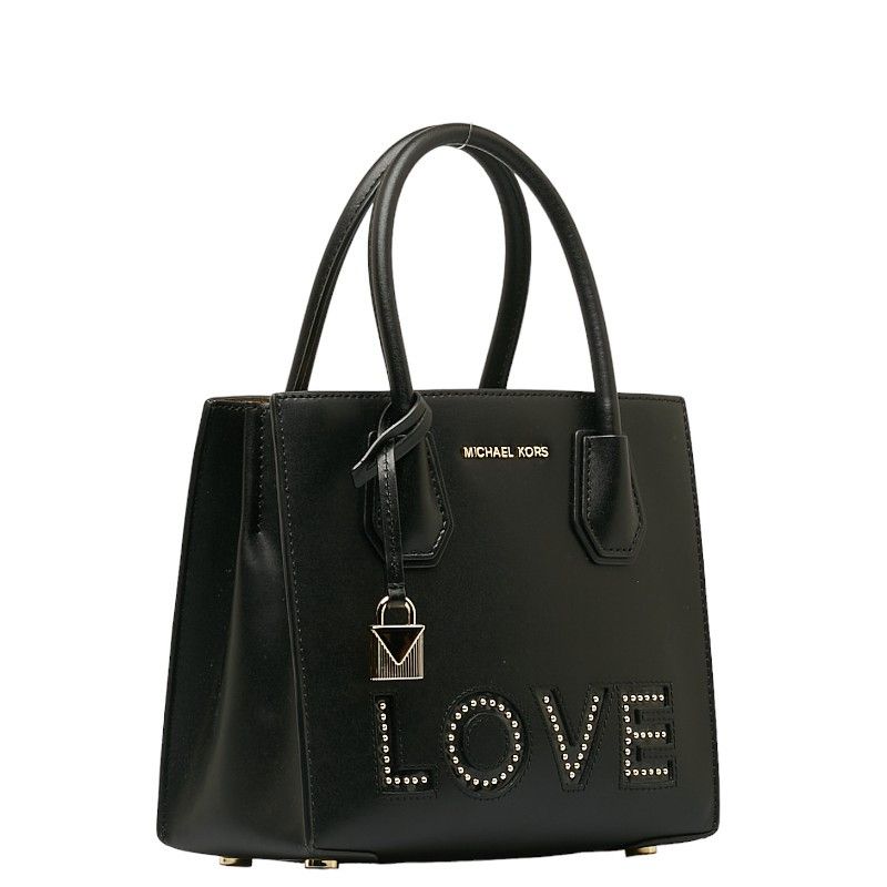 Michael Kors Michael Kors Michael Kors Mercer LOVE Studs Leather Handbag 30H7GM9M6O Leather Handbag 30H7GM9M6O in Very Good Condition Size ONE SIZE - 3 Thumbnail