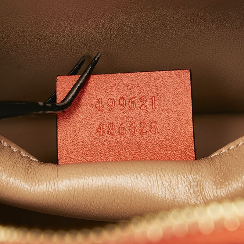 Gucci Gucci Gucci Python Leather Double G Shoulder Bag 499621 Leather Crossbody Bag 499621 in Excellent Condition Size ONE SIZE - 8 Thumbnail