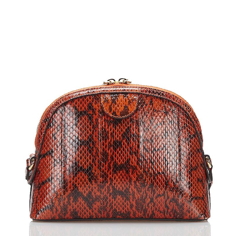 Gucci Gucci Gucci Python Leather Double G Shoulder Bag 499621 Leather Crossbody Bag 499621 in Excellent Condition Size ONE SIZE - 3 Thumbnail