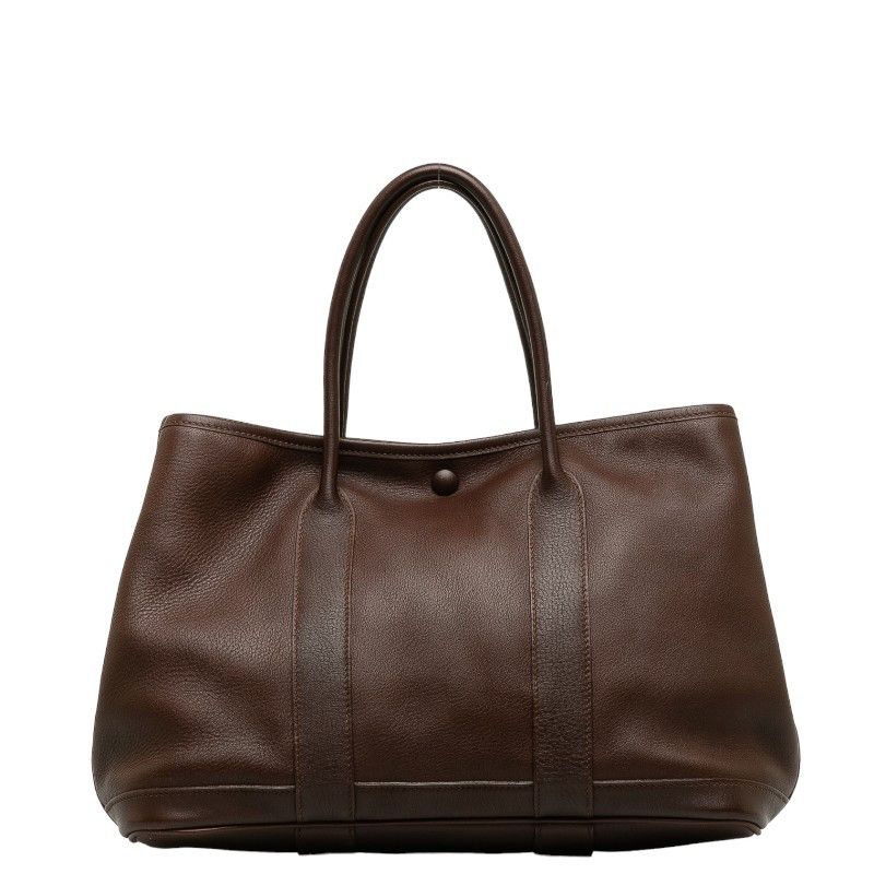 Hermes Hermes Hermes Garden Twilly TPM Tote Bag Brown Leather Tote Bag in Very Good Condition Size ONE SIZE - 3 Thumbnail