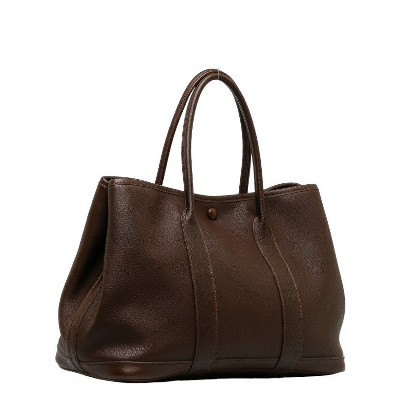 Hermes Hermes Hermes Garden Twilly TPM Tote Bag Brown Leather Tote Bag in Very Good Condition Size ONE SIZE - 2 Thumbnail