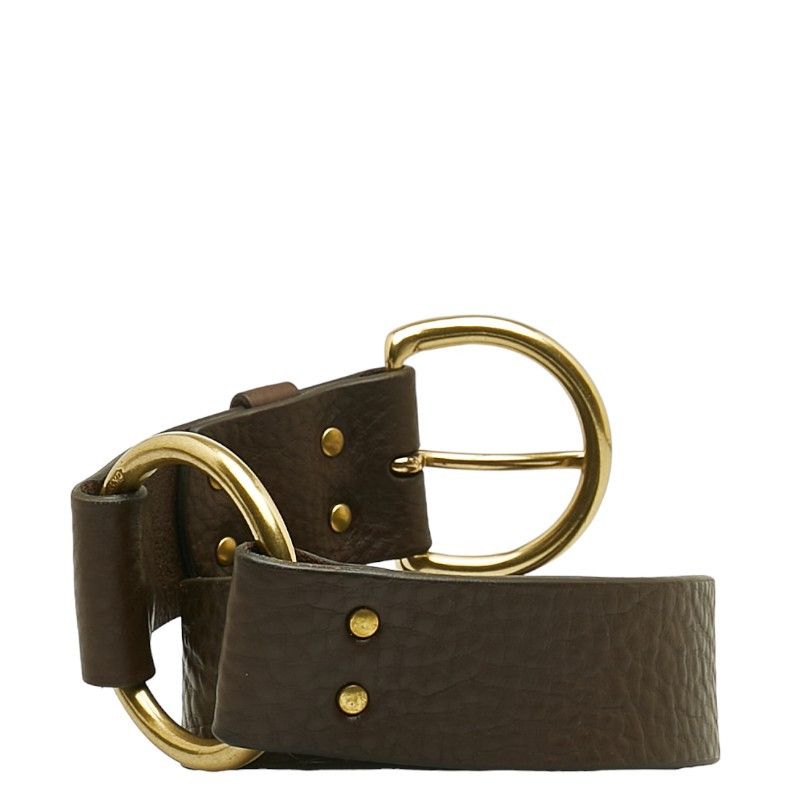 Other Other J&M Davidson Leather Belt 28/70 Brown Leather Belt in Very Good Condition Size ONE SIZE - 3 Thumbnail