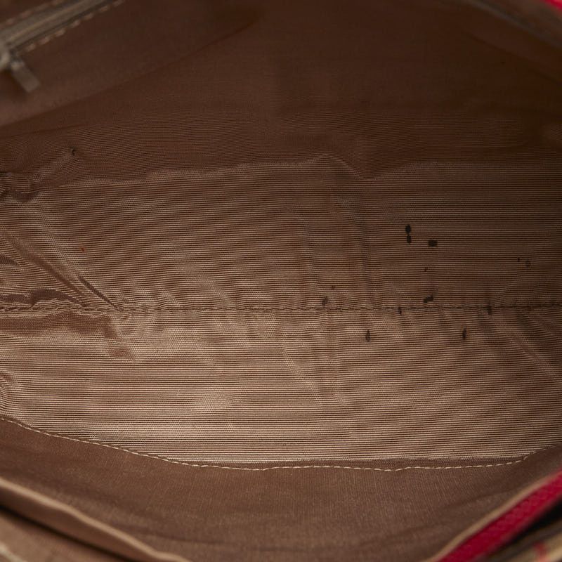 Burberry Burberry Burberry Nova Check Shadow Horse Canvas Leather Handbag Canvas Handbag in Very Good Condition Size ONE SIZE - 6 Thumbnail