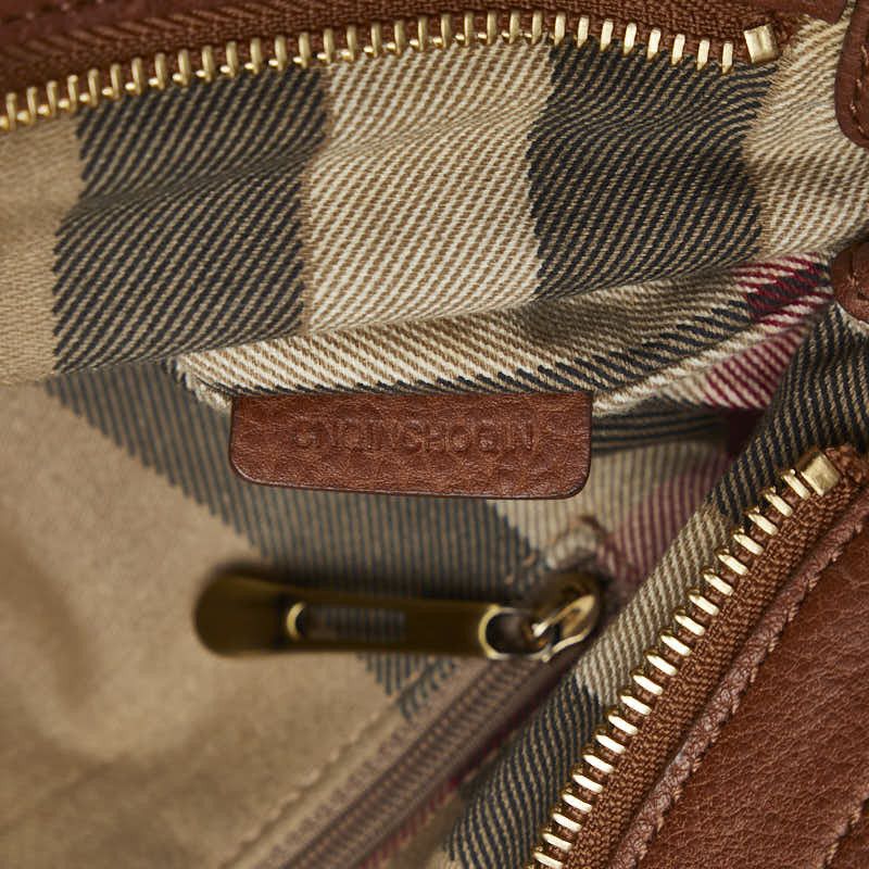 Burberry Burberry Burberry Suede Leather Tote Bag Leather Tote Bag in Good Condition Size ONE SIZE - 12 Thumbnail