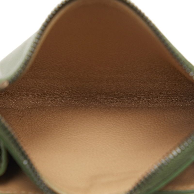 Bottega Veneta Bottega Veneta Bottega Veneta Intrecciato Leather Coin Case Green Leather Coin Case in Very Good Condition Size ONE SIZE - 6 Thumbnail
