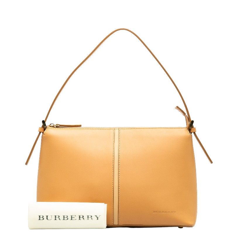 Burberry Burberry Burberry Leather Nova Check Logo Embossed Shoulder Bag Leather Shoulder Bag in Very Good Condition Size ONE SIZE - 8 Thumbnail
