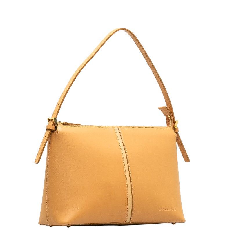 Burberry Burberry Burberry Leather Nova Check Logo Embossed Shoulder Bag Leather Shoulder Bag in Very Good Condition Size ONE SIZE - 2 Thumbnail