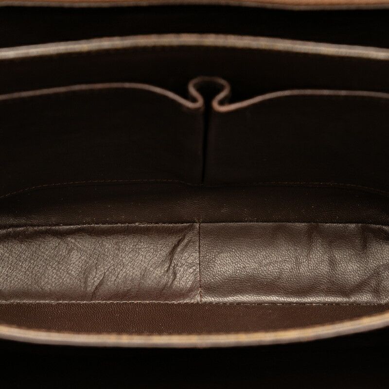 Celine Celine Celine Canvas Leather C Macadam Carriage Buckle Shoulder Bag Canvas Shoulder Bag in Very Good Condition Size ONE SIZE - 7 Thumbnail