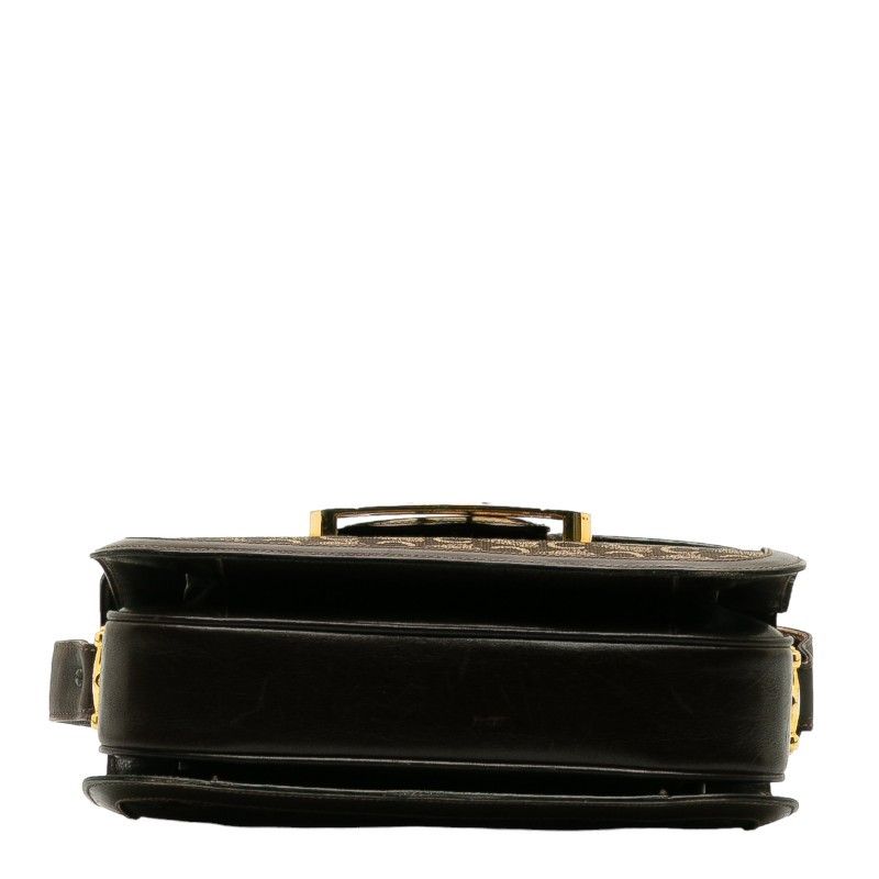 Celine Celine Celine Canvas Leather C Macadam Carriage Buckle Shoulder Bag Canvas Shoulder Bag in Very Good Condition Size ONE SIZE - 5 Thumbnail
