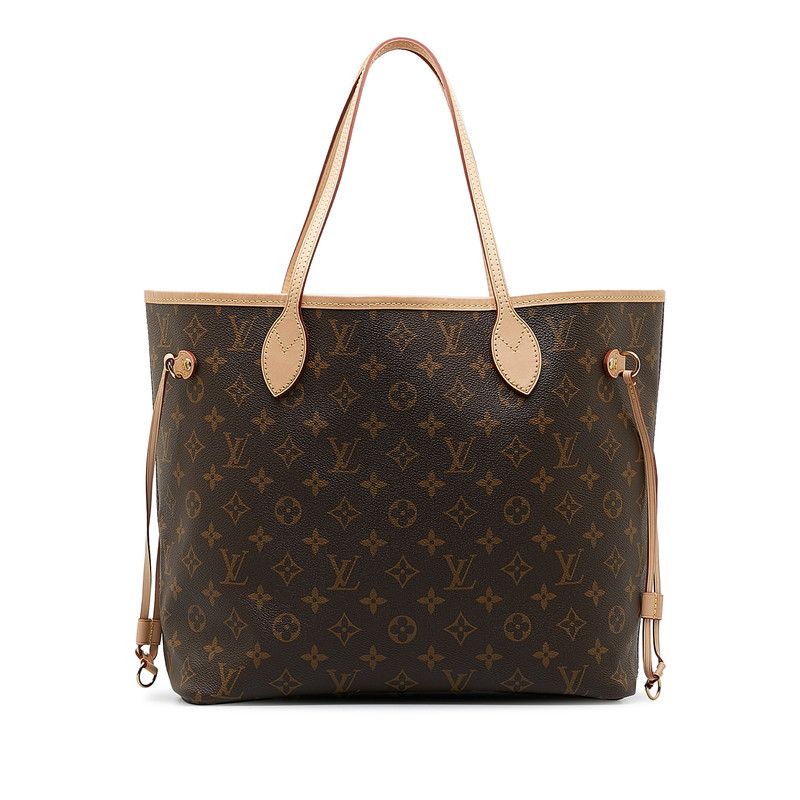 Louis Vuitton Louis Vuitton Louis Vuitton Monogram Neverfull MM Tote Bag M41178 Brown PVC Leather Canvas Tote Bag M41178 in Great Condition Size ONE SIZE - 2 Thumbnail