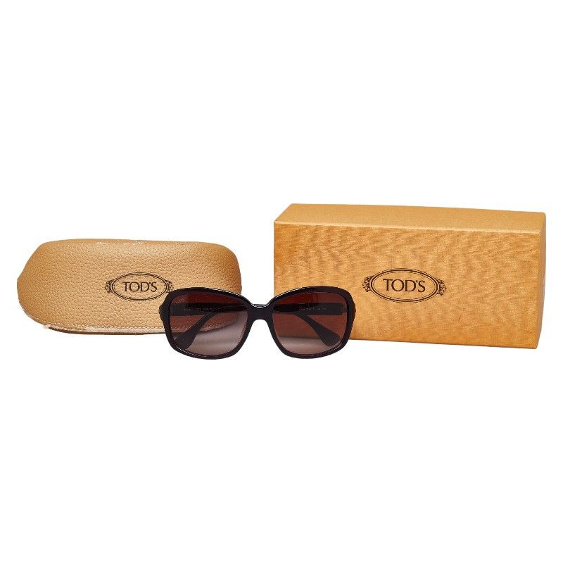 Tod's Tod's Tod's Plastic Sunglasses Eyewear Brown Plastic Sunglasses in Great Condition Size ONE SIZE - 11 Thumbnail