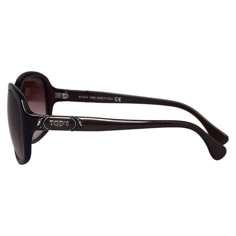 Tod's Tod's Tod's Plastic Sunglasses Eyewear Brown Plastic Sunglasses in Great Condition Size ONE SIZE - 4 Thumbnail