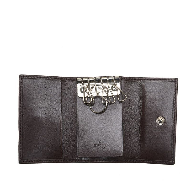 Gucci Gucci Gucci GG Canvas Interlocking G Key Case 181680 Canvas Key Holder 181680 in Great Condition Size ONE SIZE - 5 Thumbnail