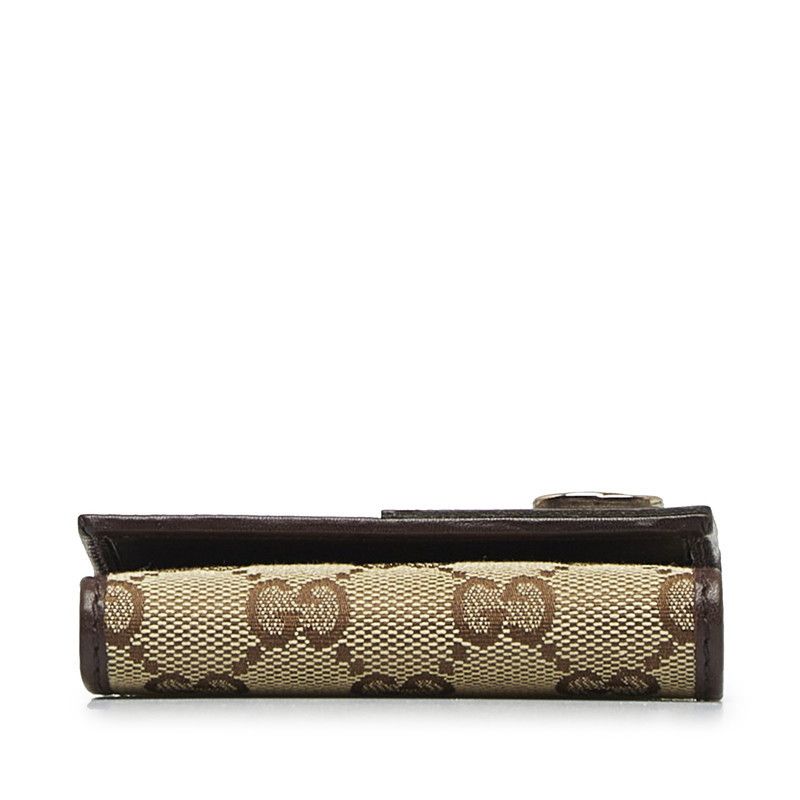 Gucci Gucci Gucci GG Canvas Interlocking G Key Case 181680 Canvas Key Holder 181680 in Great Condition Size ONE SIZE - 4 Thumbnail