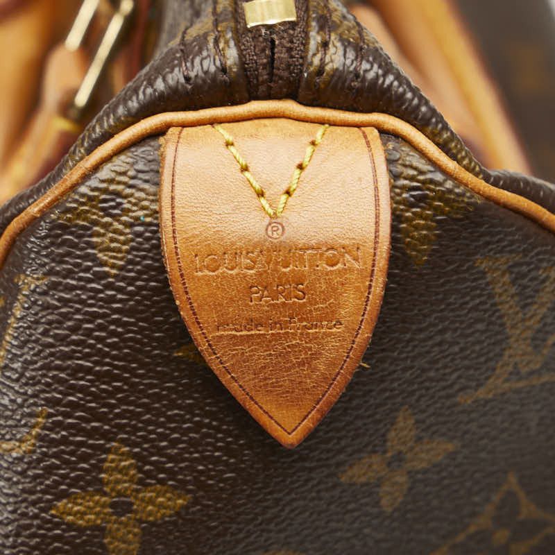 Louis Vuitton Louis Vuitton Louis Vuitton Monogram Speedy 30 Handbag M41526 Brown PVC Leather Canvas Handbag M41526 in Good Condition Size ONE SIZE - 9 Thumbnail