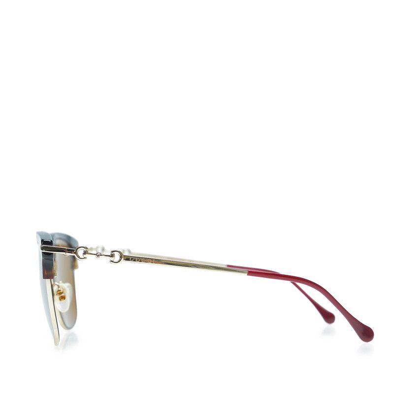 Gucci Gucci Gucci Horsebit Wellington Sunglasses GG0918S Brown Plastic Plastic Sunglasses GG0918S in Very Good Condition Size ONE SIZE - 4 Thumbnail