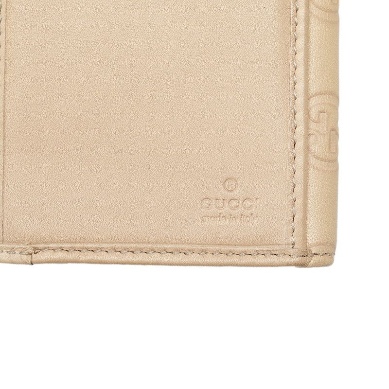 Gucci Gucci Gucci Leather GG Shima Lovely Heart Long Wallet 245723 Leather Long Wallet 245723 in Good Condition Size ONE SIZE - 9 Thumbnail