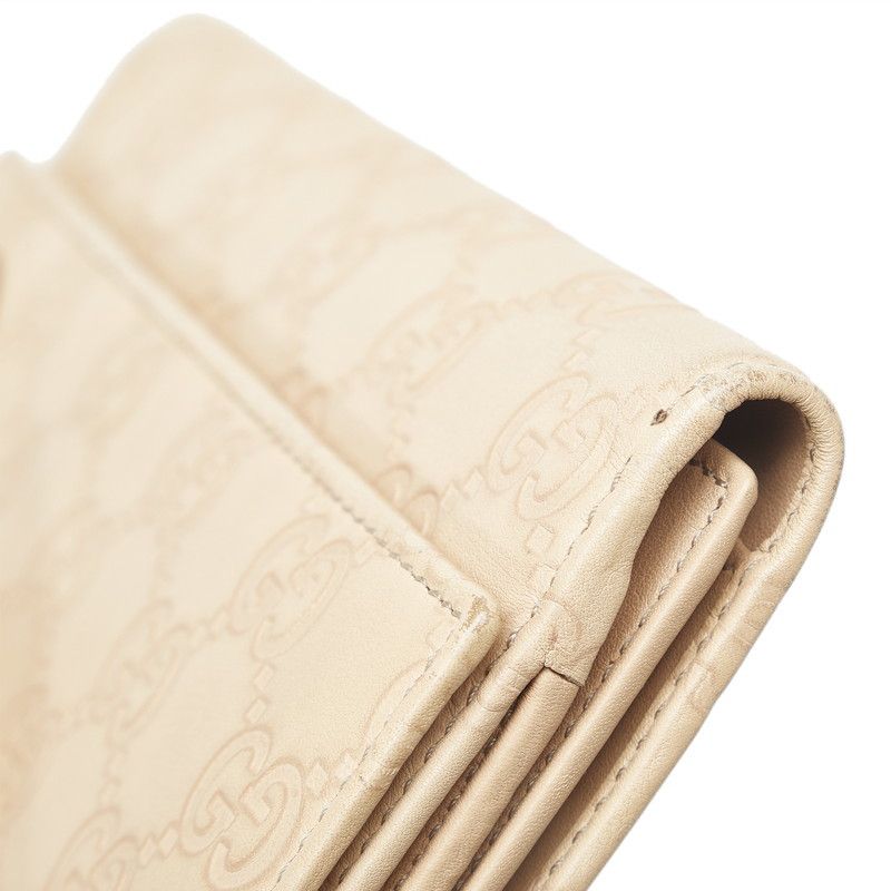 Gucci Gucci Gucci Leather GG Shima Lovely Heart Long Wallet 245723 Leather Long Wallet 245723 in Good Condition Size ONE SIZE - 7 Thumbnail