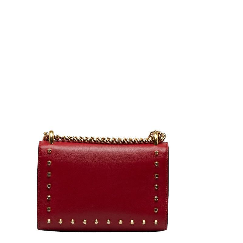 Gucci Gucci Gucci Leather Padlock Studs Faux Pearl Chain Shoulder Bag 432182 Leather Shoulder Bag 432182 in Very Good Condition Size ONE SIZE - 3 Thumbnail