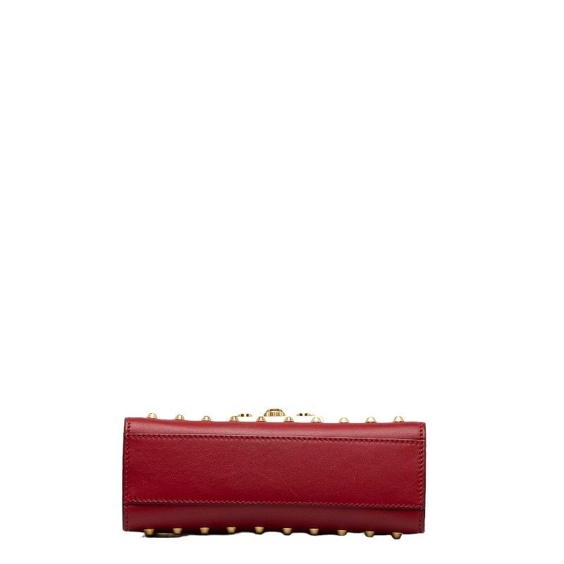 Gucci Gucci Gucci Leather Padlock Studs Faux Pearl Chain Shoulder Bag 432182 Leather Shoulder Bag 432182 in Very Good Condition Size ONE SIZE - 4 Thumbnail
