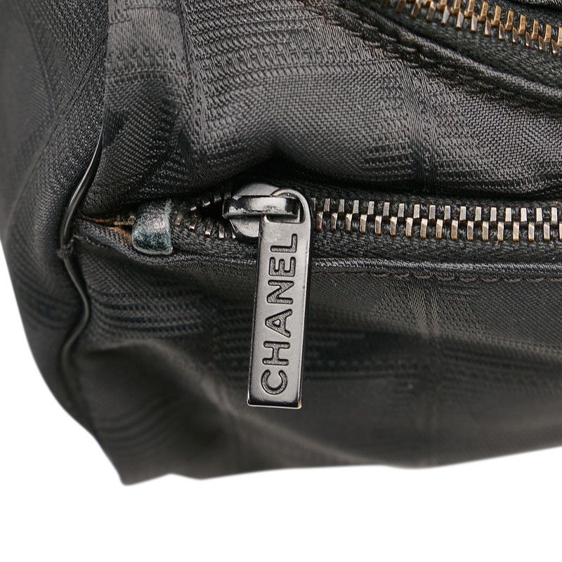Chanel Chanel Chanel Nylon Leather New Travel Line Pouch Canvas Vanity Bag in Very Good Condition Size ONE SIZE - 5 Thumbnail