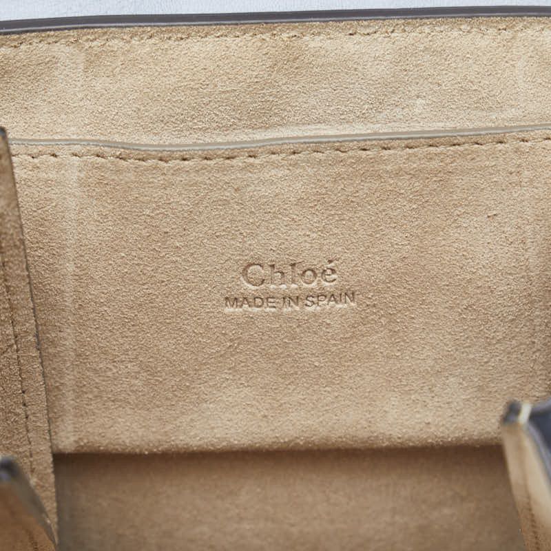 Chloe Chloe Chloe Faye Small Bracelet Bag Leather Suede Light Blue Leather Shoulder Bag in Very Good Condition Size ONE SIZE - 6 Thumbnail