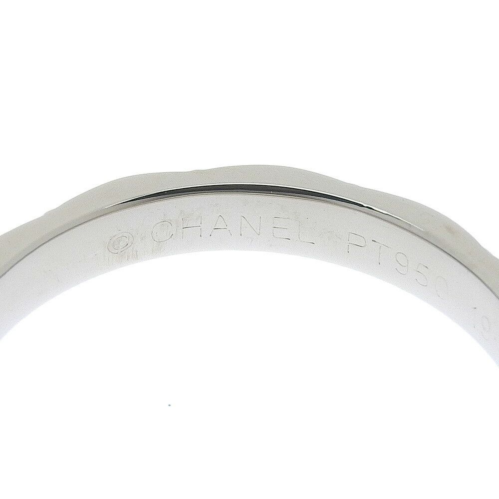 Chanel Chanel Chanel Pt950 Matelasse Ring Platinum #61 Metal Ring in Excellent Condition Size ONE SIZE - 2 Thumbnail