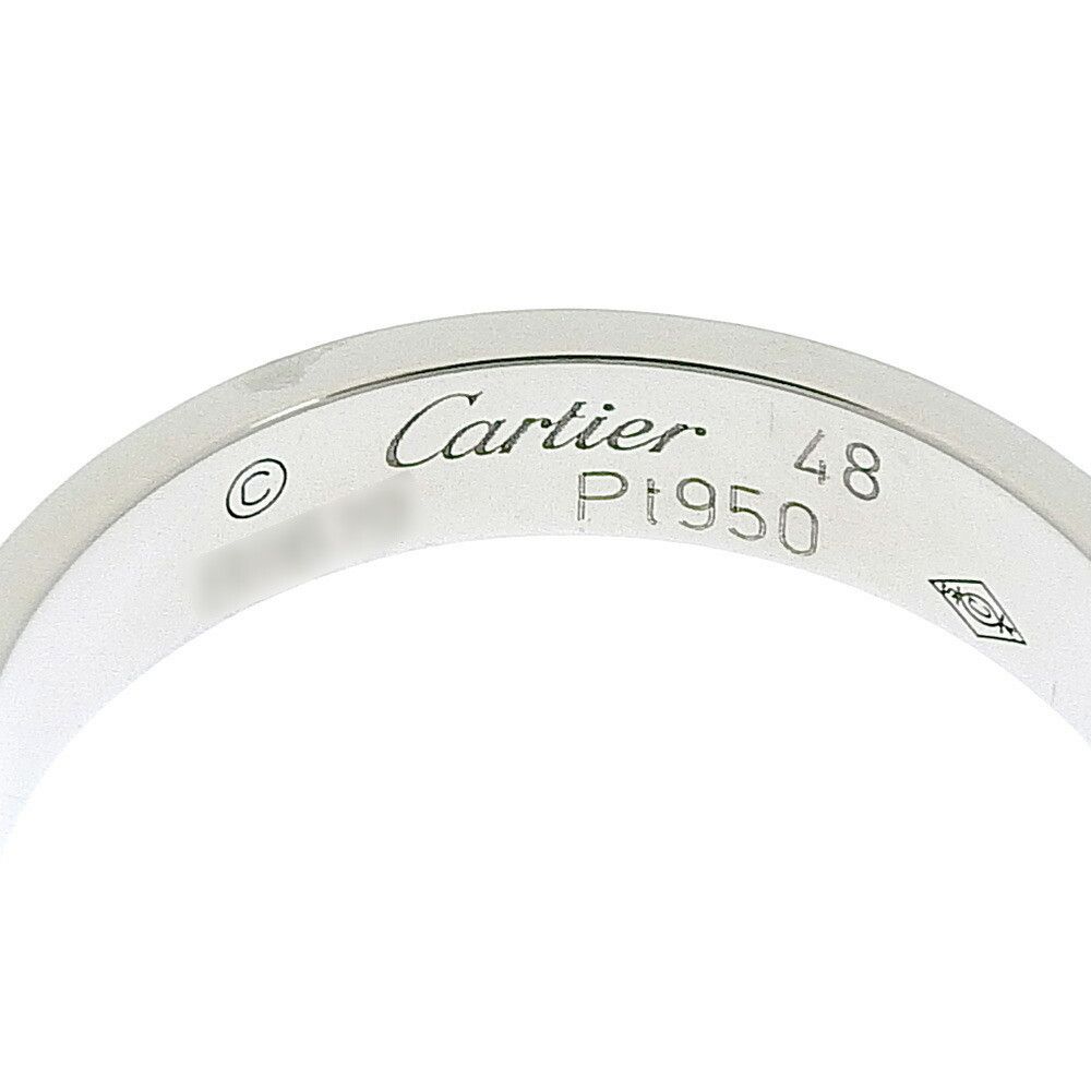 Cartier Cartier Cartier Platinum Pt950 Mini Love Ring Metal Ring in Excellent Condition Size ONE SIZE - 2 Thumbnail