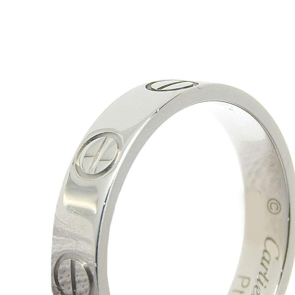Cartier Cartier Cartier Platinum Pt950 Mini Love Ring Metal Ring in Excellent Condition Size ONE SIZE - 3 Thumbnail