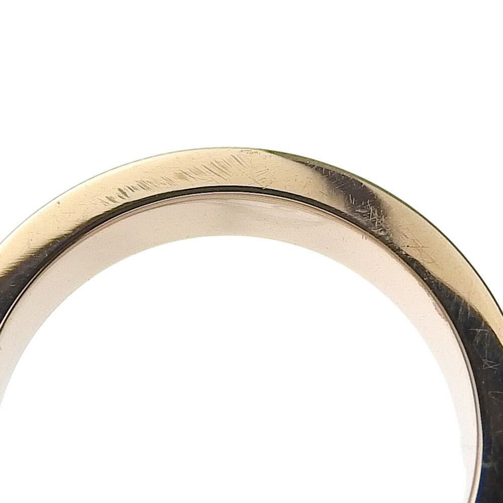 Bvlgari Bvlgari Bvlgari K18PG Diamond Double Logo Ring Metal Ring in Excellent Condition Size ONE SIZE - 3 Thumbnail
