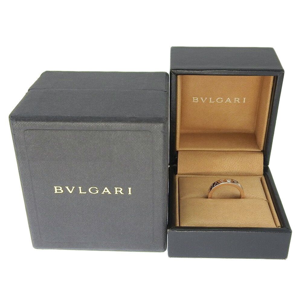 Bvlgari Bvlgari Bvlgari K18PG Diamond Double Logo Ring Metal Ring in Excellent Condition Size ONE SIZE - 5 Thumbnail