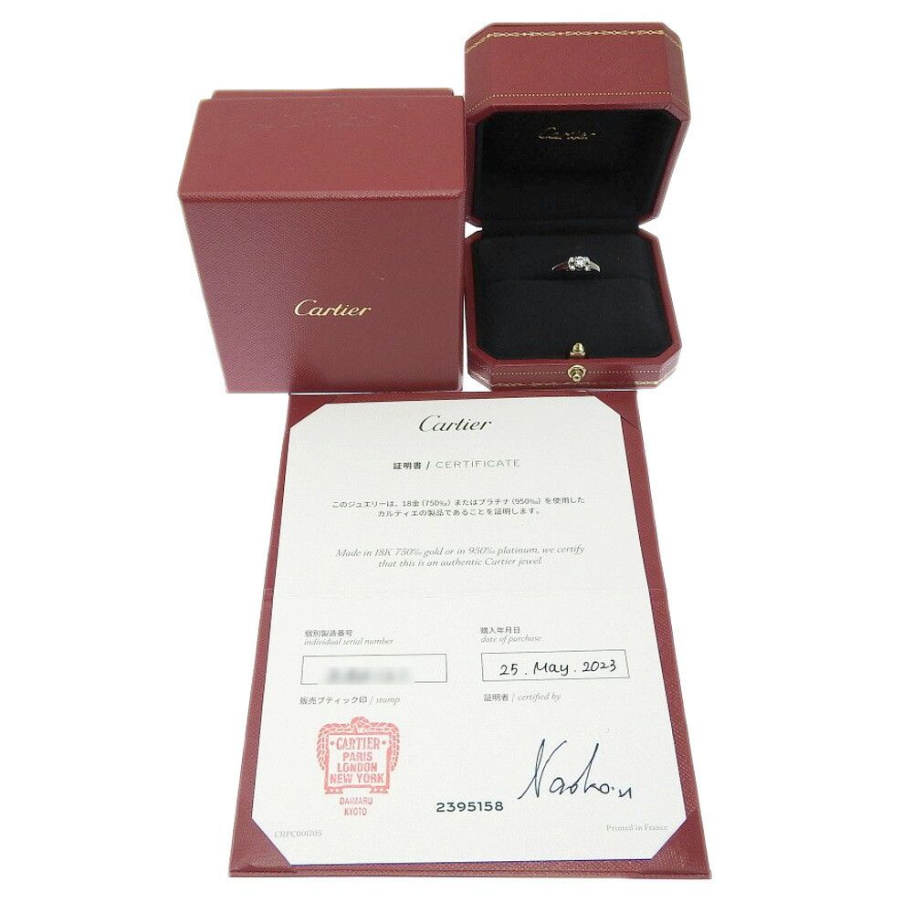 Cartier Cartier Cartier Pt950 Diamond Ballerina Ring Metal Ring in Excellent Condition Size ONE SIZE - 5 Thumbnail