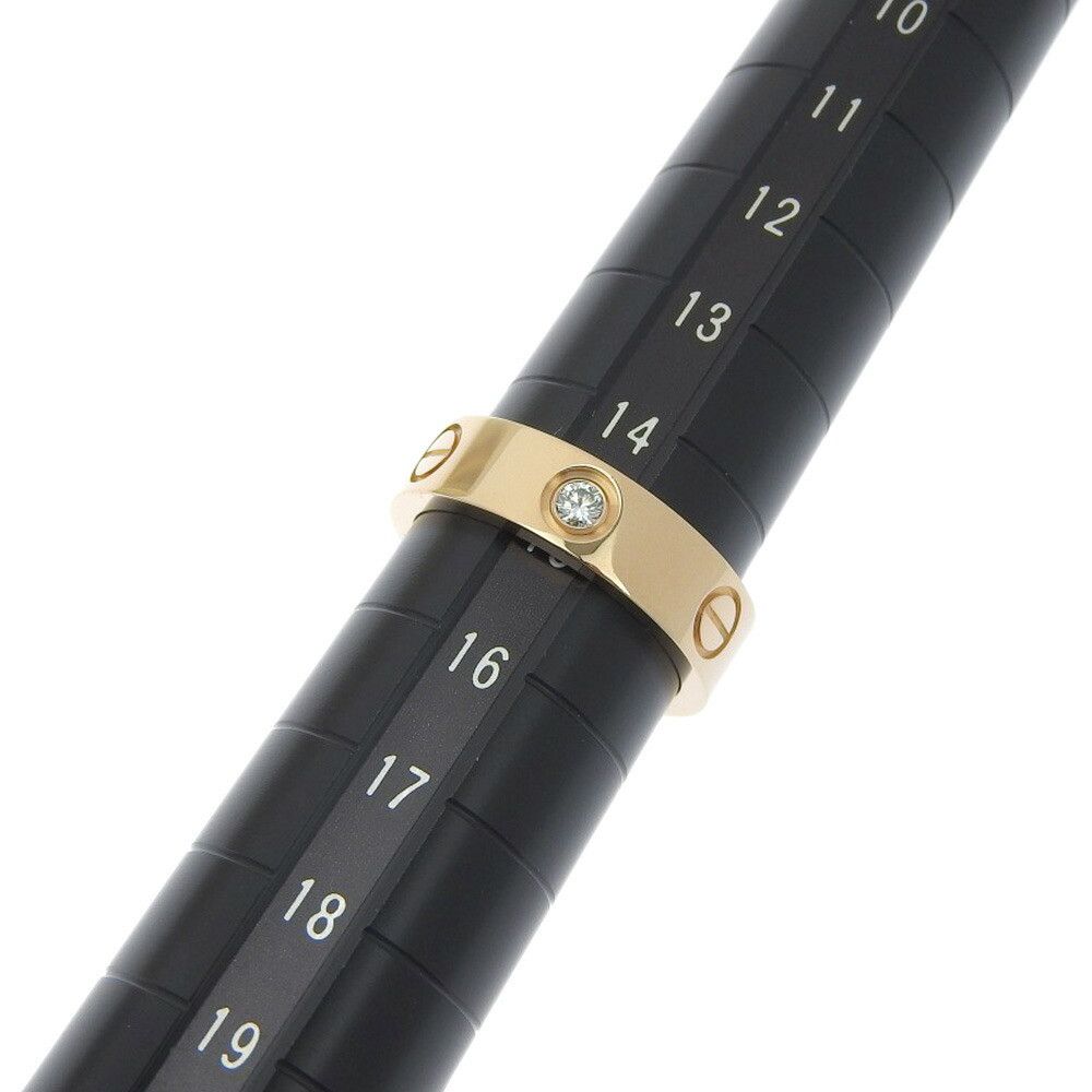 Cartier Cartier Cartier Love Ring K18PG Pink Gold Diamond #55 Metal Ring in Excellent Condition Size ONE SIZE - 4 Thumbnail