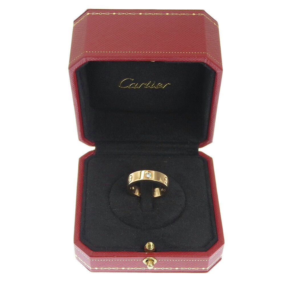 Cartier Cartier Cartier Love Ring K18PG Pink Gold Diamond #55 Metal Ring in Excellent Condition Size ONE SIZE - 5 Thumbnail